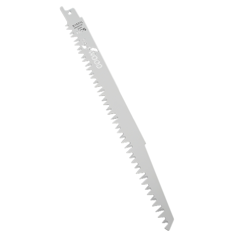 BI-메탈 왕복 톱날, 240mm 접지 톱니, 전기 나무 가지 치기 톱날, 빠른 절단 목공 도구