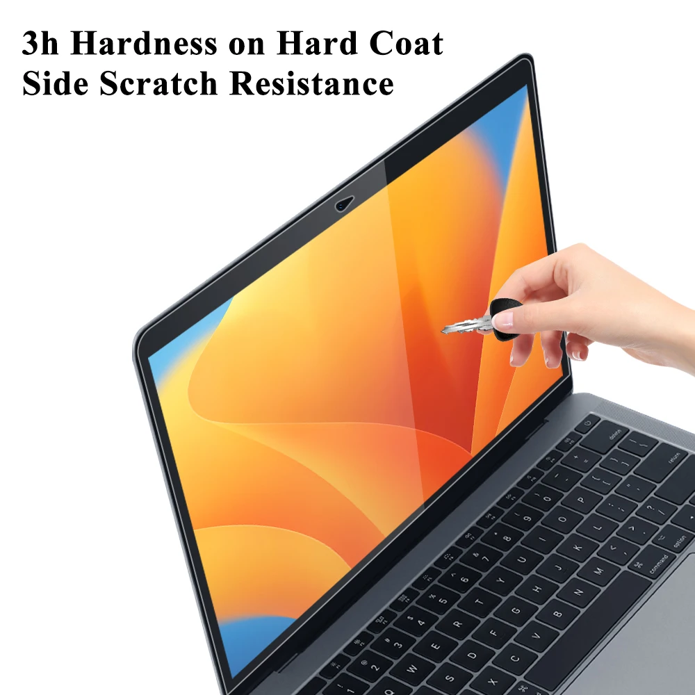Protector de pantalla para MacBook todos los modelos Air 13 M1 M2 Pro 13 14 15 16 Touch Bar Max cubierta HD película suave accesorios de protección