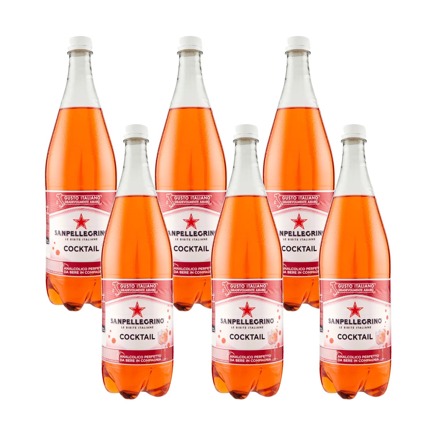 6x Napój gazowany SAN PELLEGRINO Cocktail 1,2l