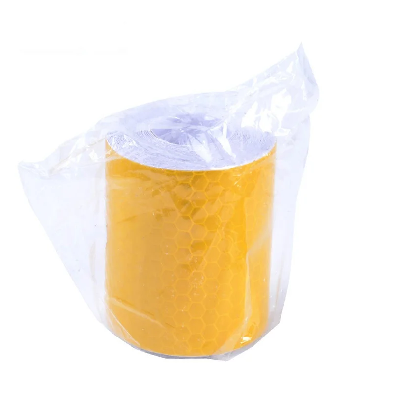 5cm x 3m Cinta Reflectante 반사 직물 반사판 테이프 반사 테이프 Adhesiva 자동차 자동차 필름 크리스탈 벌집 30 mm