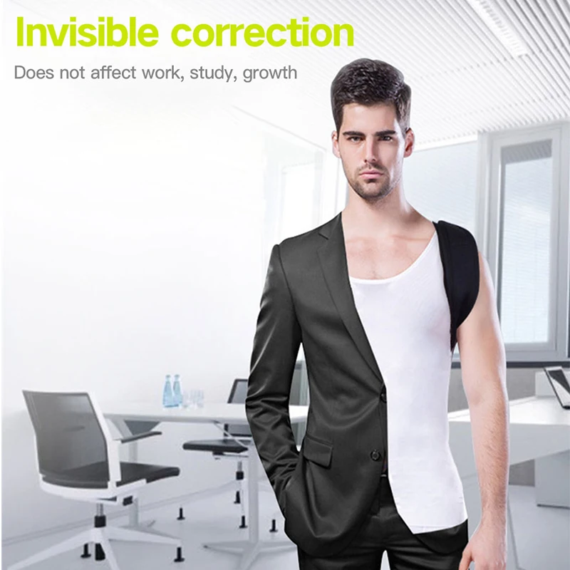 Corrector de postura ajustable, soporte médico para espalda, Corrector de soporte para hombros, prevención de espalda jorobada, cuidado de la salud