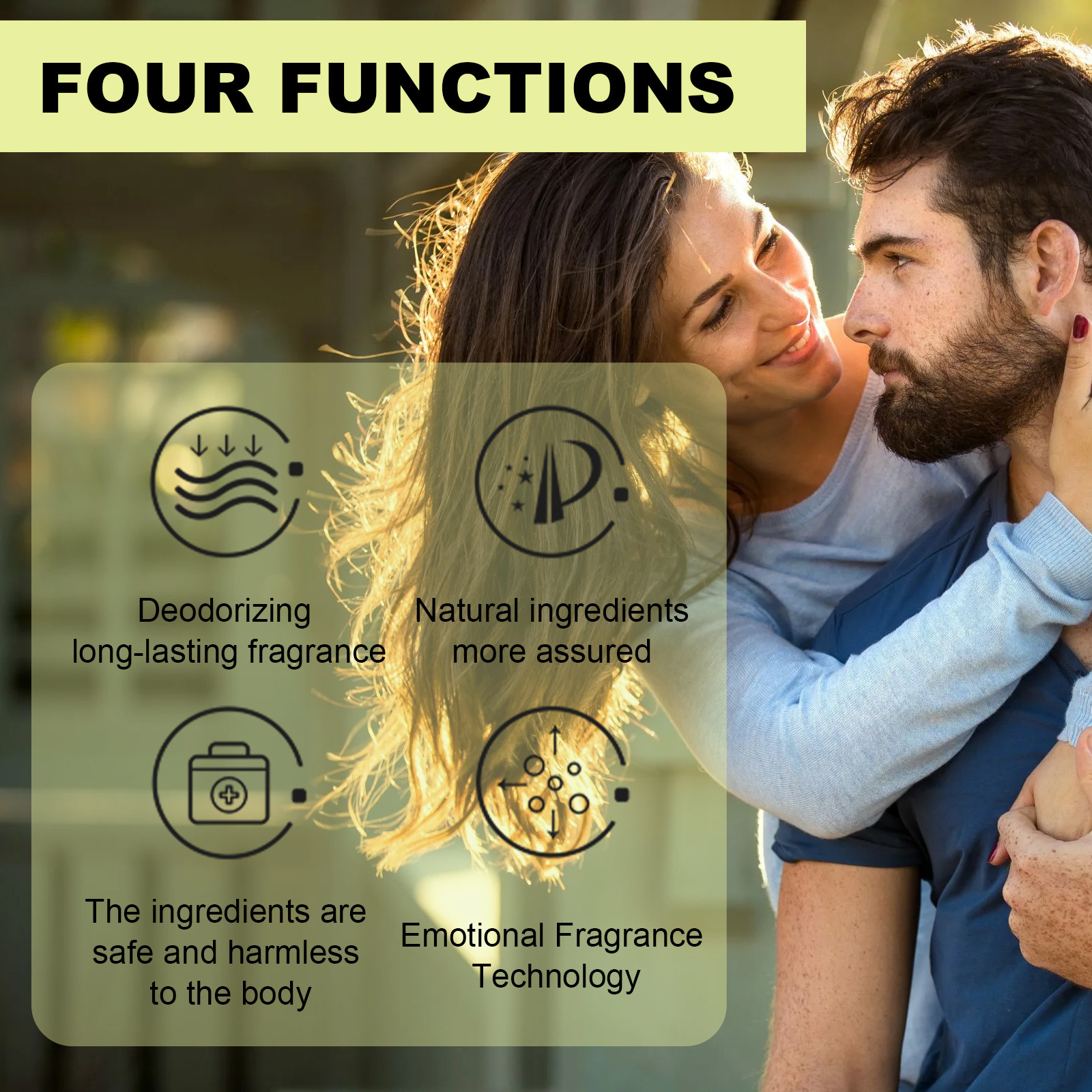 Perfumes Glamour com Perfume Floral, Fragrância Natural, Perfume Melhorado, Feromônios Leves, Névoa Corporal, Perfume Perfumado