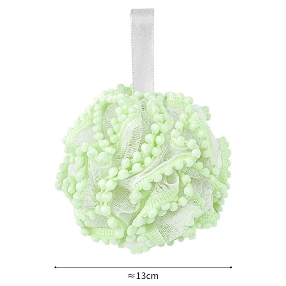 Soft Bathing Flower Foaming Sponge Bubble Wisp for Body Exfoliating Shower Flower Mesh Ball Body Wash Skin Cleaner Bath Supplies