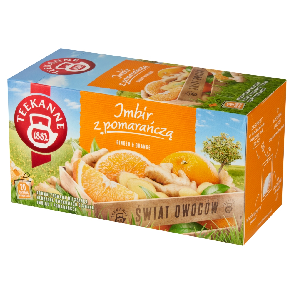 Herbata owocowa TEEKANNE Ginger&Orange 20 szt