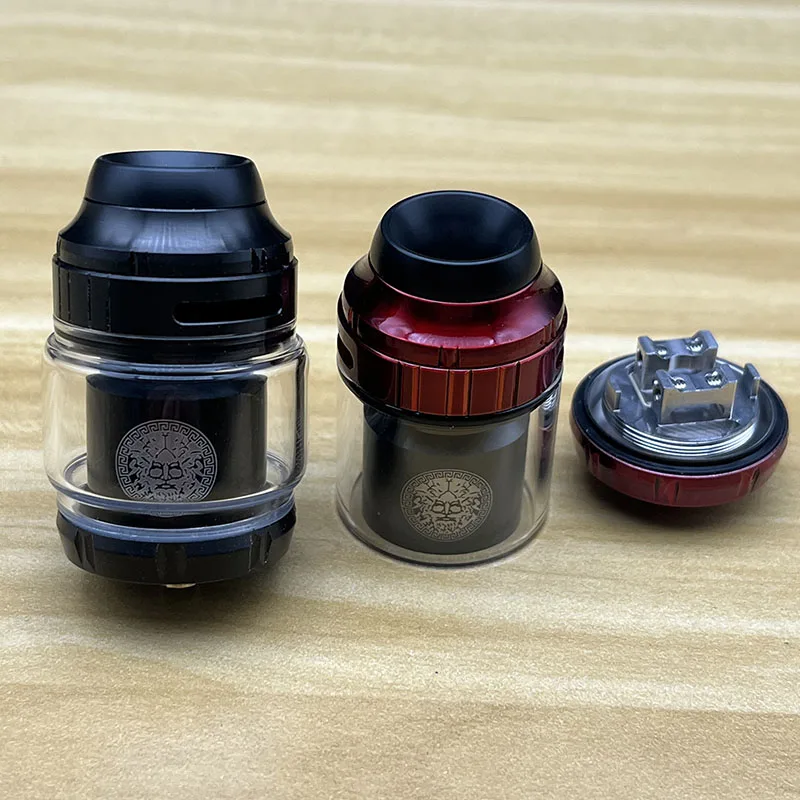 Vape Zeus X RTA Zeus x Mesh RTA Atomizador de tanque 3,5/4,5 ml Ni80 Tanque reconstruible de doble bobina Atomizador de cigarrillo electrónico