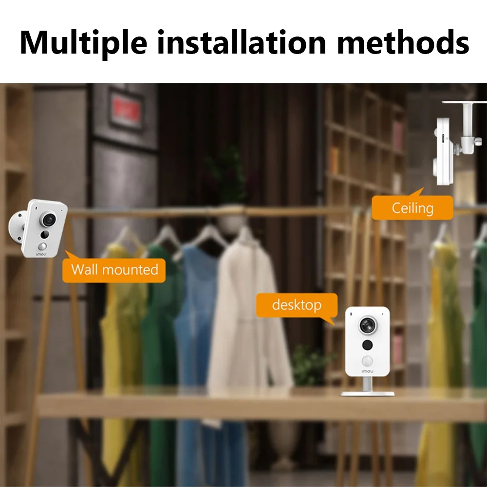 IMOU-cámara de vigilancia con visión nocturna para el hogar, sistema de vigilancia con detección de sonido anómalo, WiFi, IP, H.265, PIR, bidireccional, 4MP, IPC-K42P