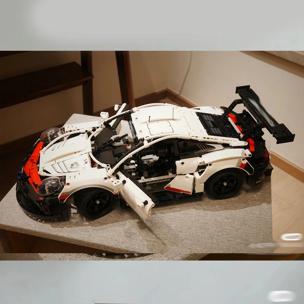 911 RSR 자동차 호환 88009 벽돌 1630 PCS DIY 장난감 크리스마스 선물 생일 선물 도미노 블록 건설 장난감