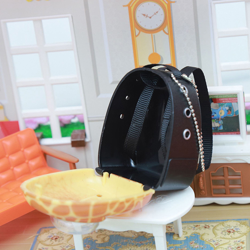 Akcesoria do dekoracji domku dla lalek Mini model kota Torba kosmiczna dla zwierząt Akcesoria do domku dla lalek