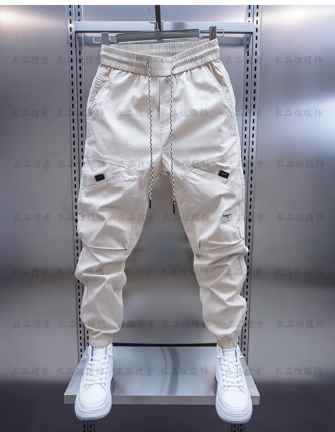 Pantalones Harem Cargo de lujo para acampar al aire libre, pantalones deportivos informales, pantalones de chándal para correr, moda coreana, ropa de marca de alta calidad para hombres