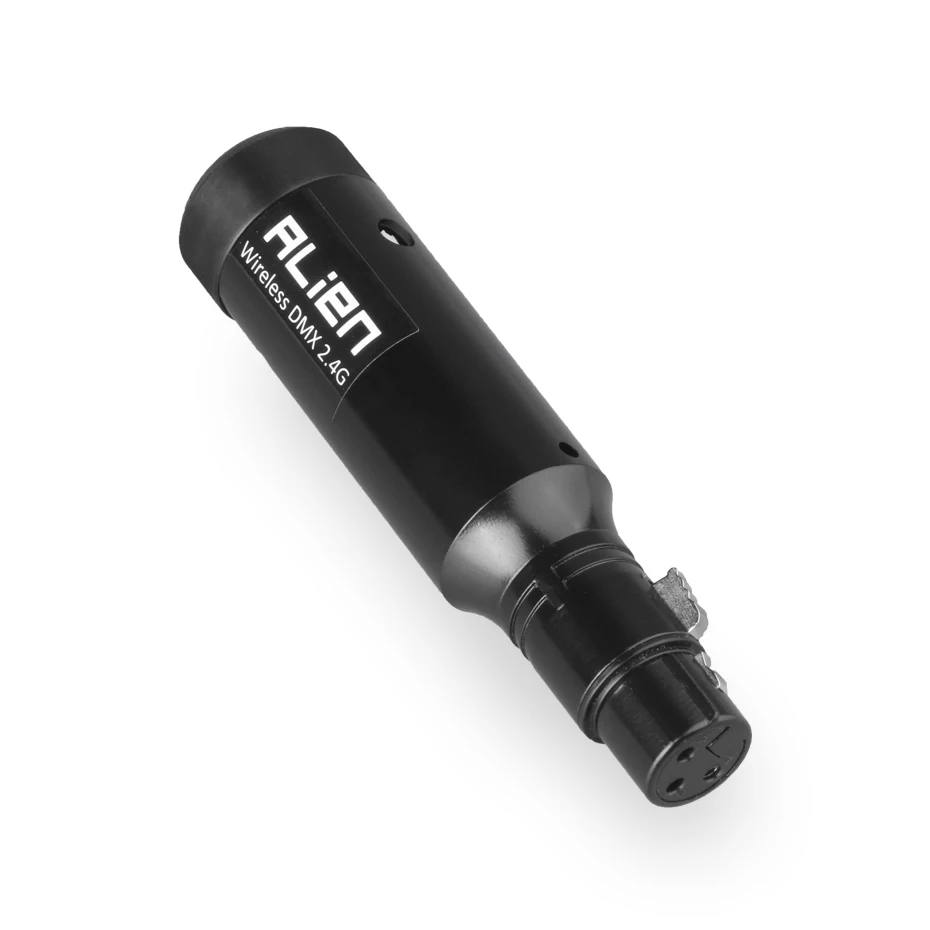 ALIEN ชาร์จ 2.4G ISM ไร้สาย DMX 512 DFI Controller ตัวรับสัญญาณ XLR Transmitter สำหรับ DISCO DJ PARTY Bar สำหรับ DMX STAGE PAR LIGHT