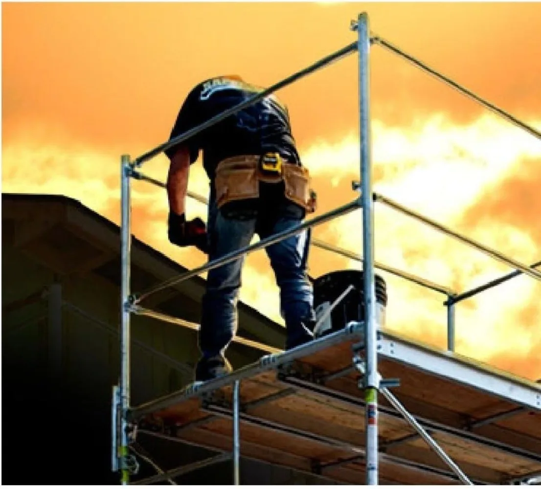 5ft.W x 7ft.D Scaffold Guardrail System - Model Number M-MG507K