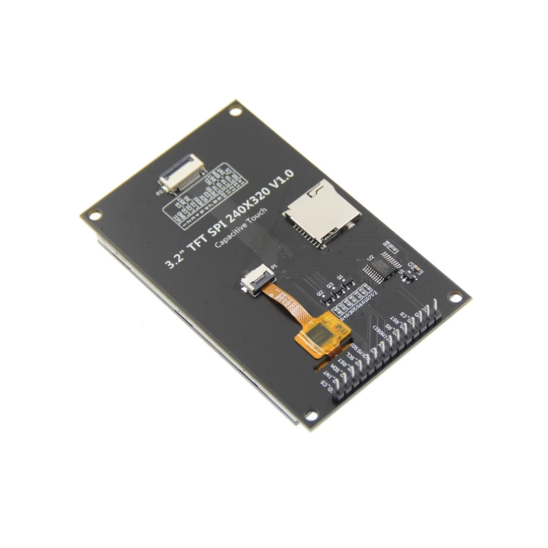3,2 Zoll spi serielle Schnitts telle tft lcd kapazitives Touchscreen-Anzeige modul 240*320 ips Version schwarz