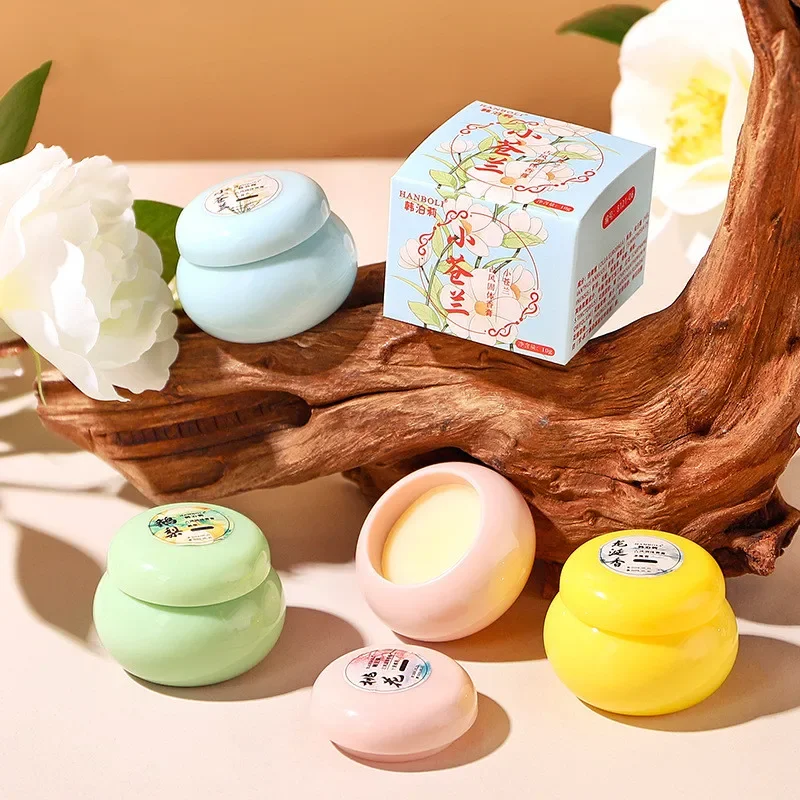 Baume solide longue durée parfum frais déodorant bâton parfum femmes solide parfum baume bâton Portable doux