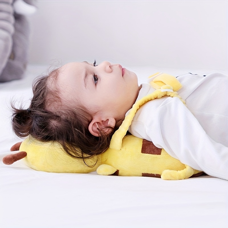 Travesseiro de proteção para cabeça de bebê Little Bee – Chapéu anti-queda respirável adequado para proteção de cabeça de crianças pequenas