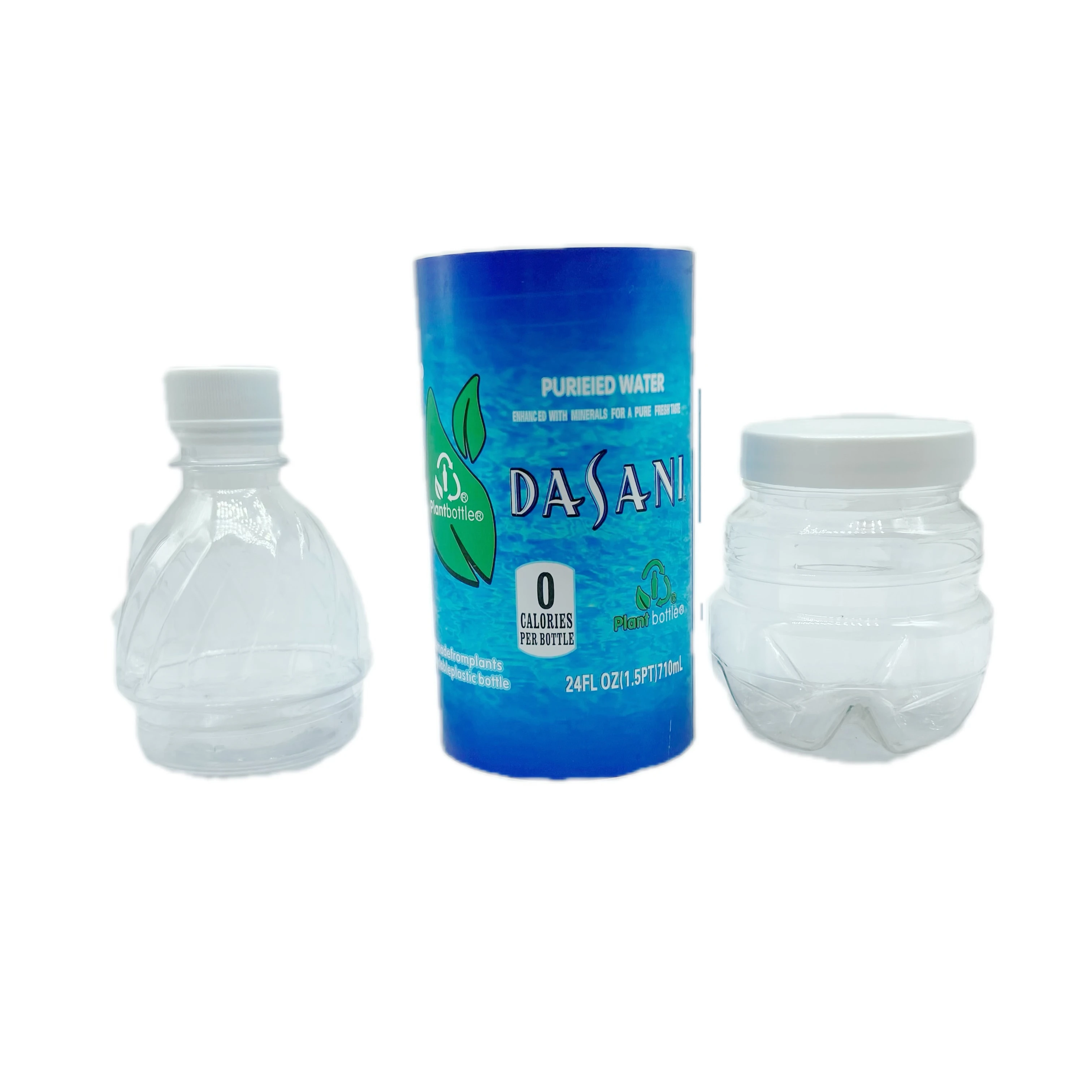Dasani stash garrafa de água segura desvio seguro diy garrafa vazia com uma bolsa à prova de cheiro de qualidade alimentar