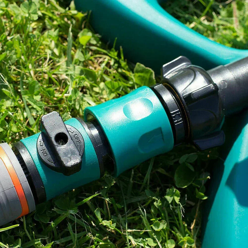 Garten Schlauch Rohr In-Line Wasserhahn Wasserhahn Absperrventil Fitting Bewässerung Bewässerung Schnell Anschluss Mit Ventil Garten Gadget