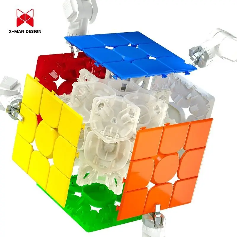 [Qiyi XMD Tornado V3 Series] Maglev 3x3 Speed Magnetic Cube - Dual Positioning Core Puzzle Toy for Professional Cubers