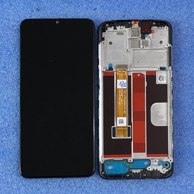 6.5 Original Axisinternational For OPPO A5 2020 A11 LCD Display Screen Frame+Touch Panel Screen Digitizer For OPPO A11 A5 2020