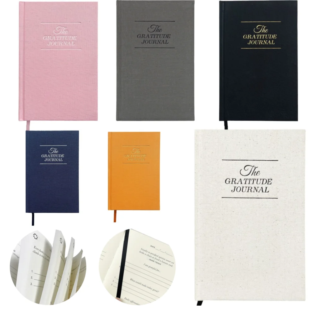 The Gratitude Journal 5 Minute Journal 03 Notebook pour plus de mod iness, Optimisme, Affirmation,Reflection Punching Schedule
