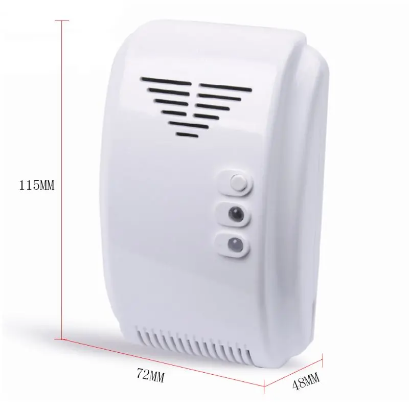 12V Detektor gazu Alarm czujnika Propan Butan LPG Natural Motor Home CamperNaturalny gaz płynny LPG LNG Alarm wycieku wykrywania