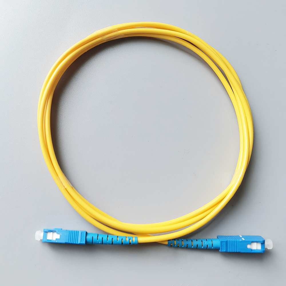 광섬유 패치 케이블 SC/UPC-SC/UPC FTTH Fibra Optica 단일 모드 실내 패치 코드 연장 케이블 1M/3M/10M