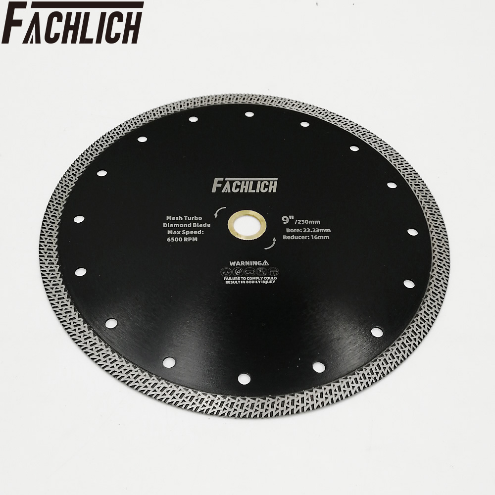 FACHLICH 1 PC Dia105/115/125/180/230 มม.ตาข่าย Turbo แผ่นตัดเพชรหินอ่อนหินแกรนิตหินเครื่องตัดกระเบื้องเครื่องบดมุมใบเลื่อย