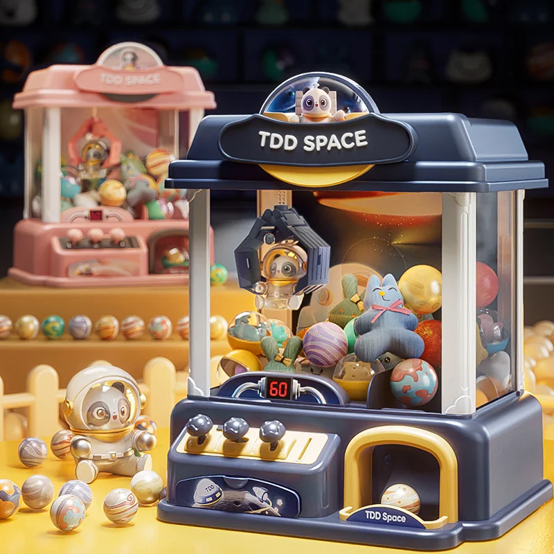 ตุ๊กตาเครื่องหยอดเหรียญเล่นเกม MINI Claw จับของเล่นตุ๊กตา Maquina dulces เด็ก Interactive ของเล่นของขวัญวันเกิด
