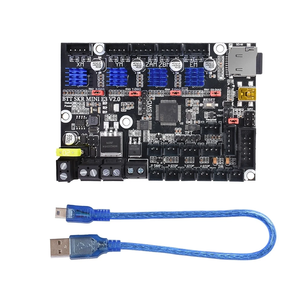 Bigtreetech-3Dプリンター部品 Mini e3 v2 tmc2209 Ender 3 btt skr v1.4 ターボをアップグレードするためのアクセサリ