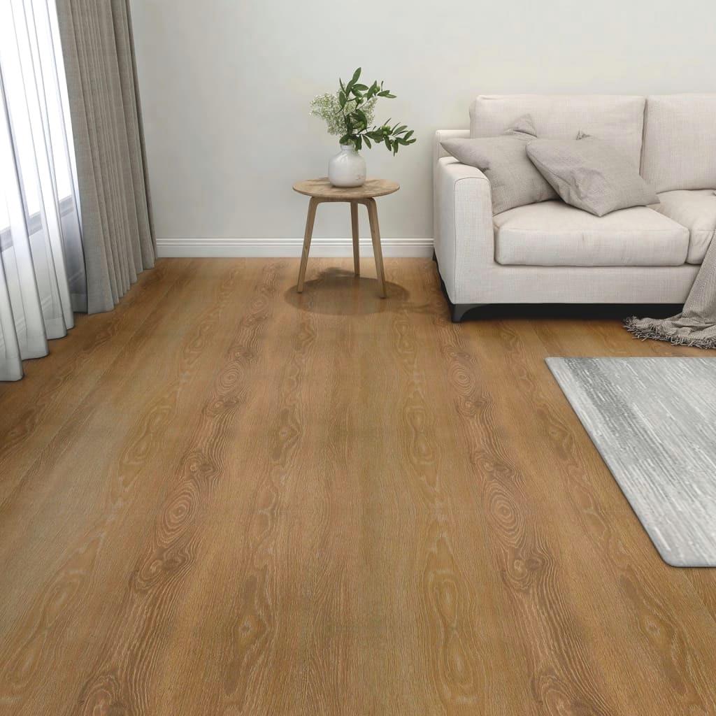 20 pcs Self-Adhesive PVC Flooring Planks - 1.86 m² Brown Vinyl Tiles for Easy Installation