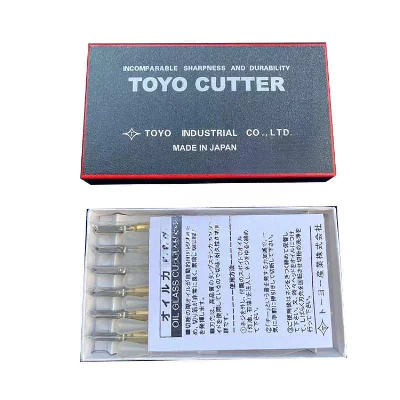 ญี่ปุ่น TC-90 ลูกกลิ้งเครื่องตัดกระจก 3-12 มม.กระเบื้องเซรามิคตัด TC-90 เครื่องตัดโลหะผสมล้อ ERGONOMIC Handle