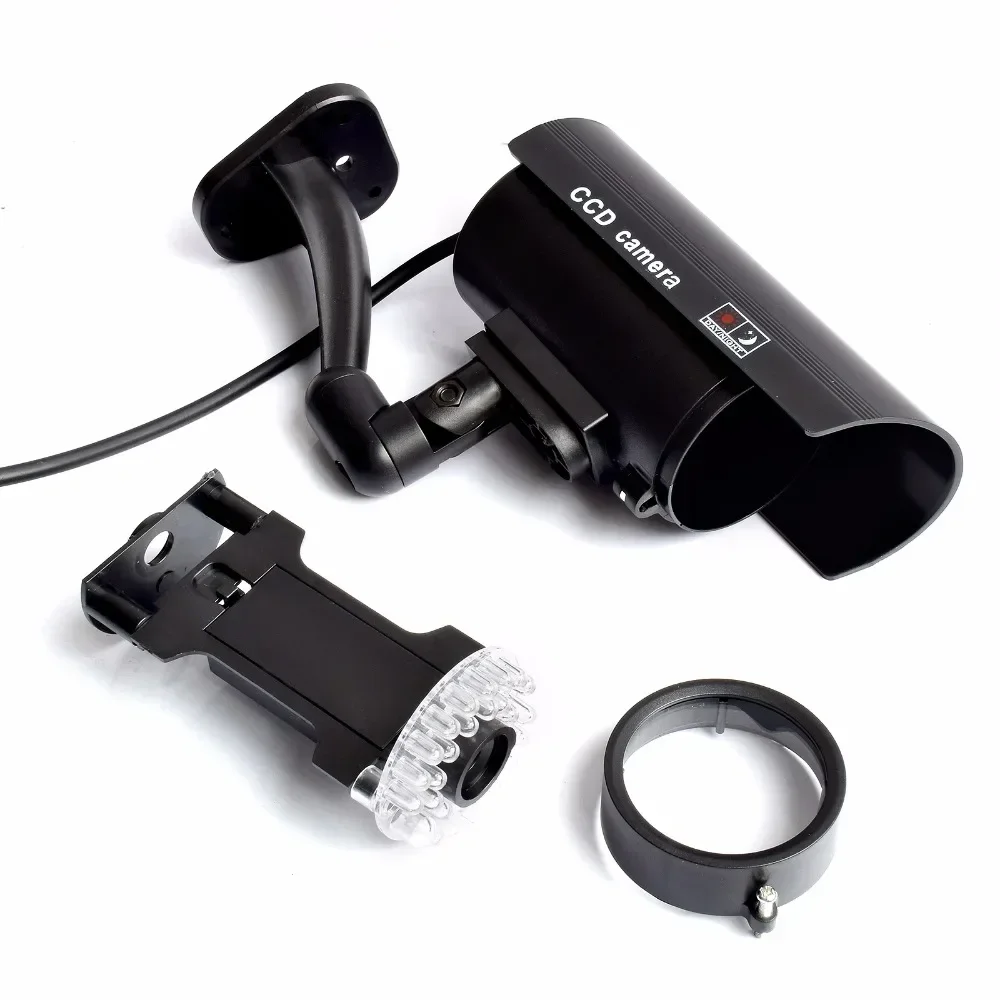 Simulazione Telecamera di sorveglianza Monitor falso con effetto deterrente per telecamera virtuale in stile pistola leggera