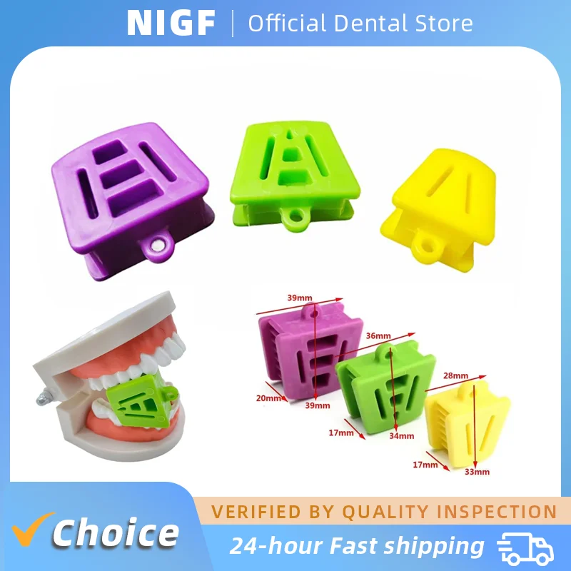 NIGF 3 sztuk/zestaw rozmiar S/M/L Dental otwieracz do ust podkładka zgryzowa zęby Prop ugryzienie gumowy zwijacz lateks