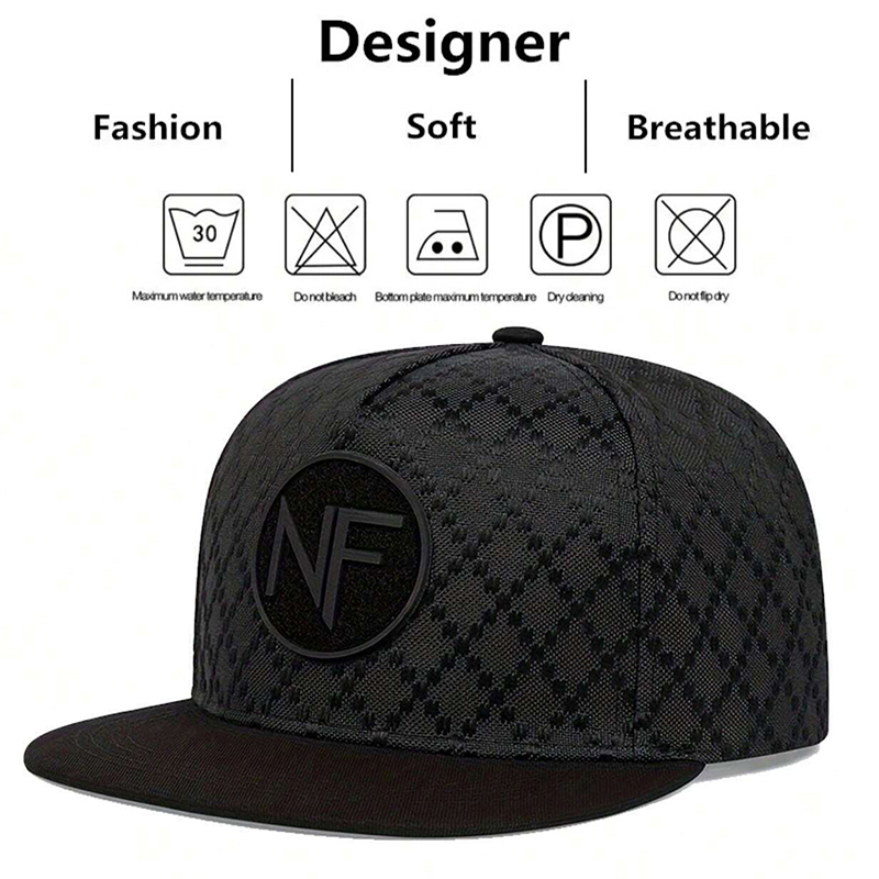 メンズファッション NF 文字刺繍スナップバックキャップ調節可能なヒップホップ野球帽ユニセックス屋外太陽の帽子スナップバック帽子