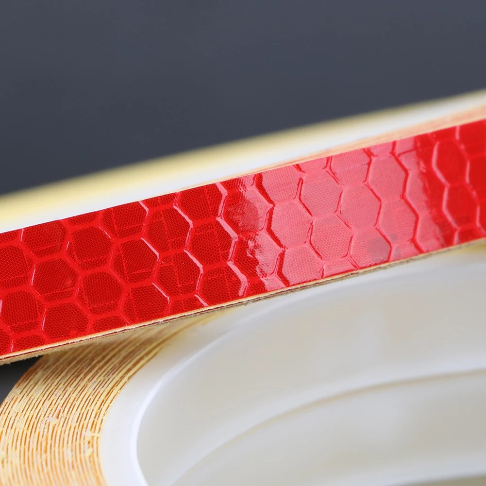 8 メートル反射テープ PVC 自転車ホイール反射蛍光ステッカー自転車反射ステッカーストリップテープサイクリング警告安全