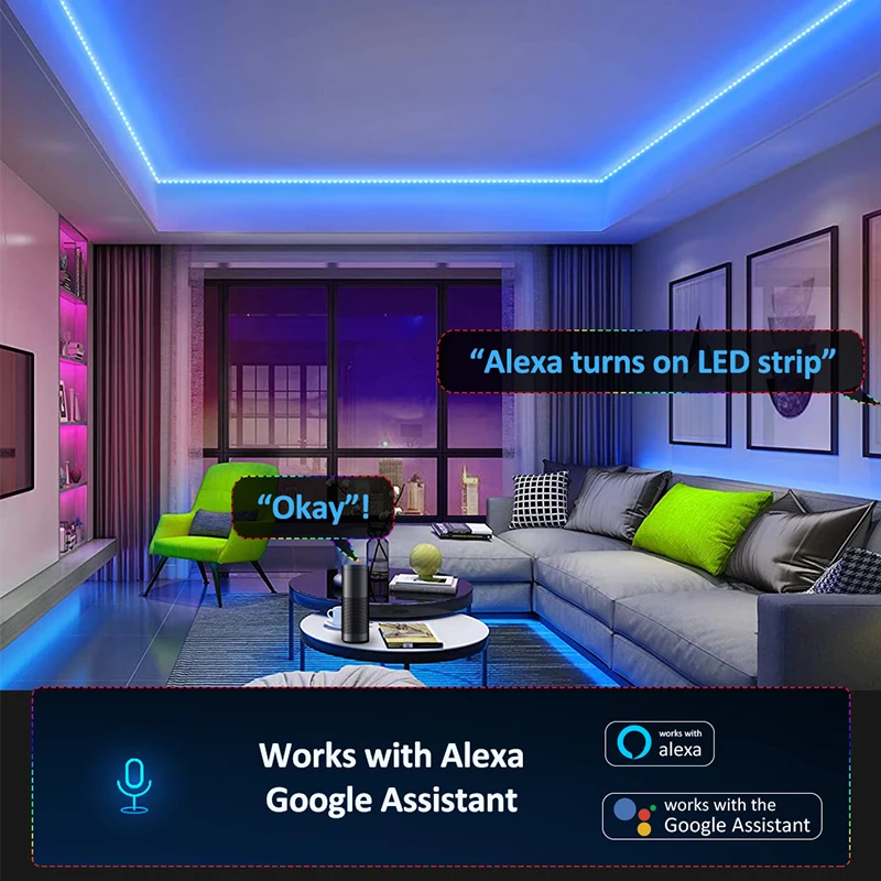 TUYA นีออนไฟ LED Strip 12-24V 84 LEDs/M ซิลิโคนนีออนเชือกเพลง SYNC RGBIC Dreamcolor Chasing Strip เทปสําหรับห้อง