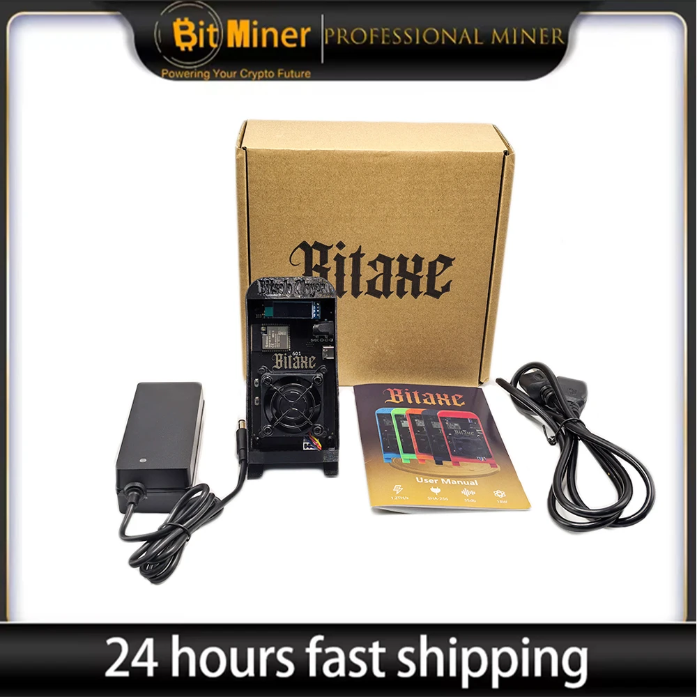 Nieuwe Bitcoin mijnwerker Bitaxe Gamma 601 BTC Miner 1.2TH/S 18 W BM1370 Van Antminer S21 Pro Asic mijnwerker crypto mijnwerker Solo Miner