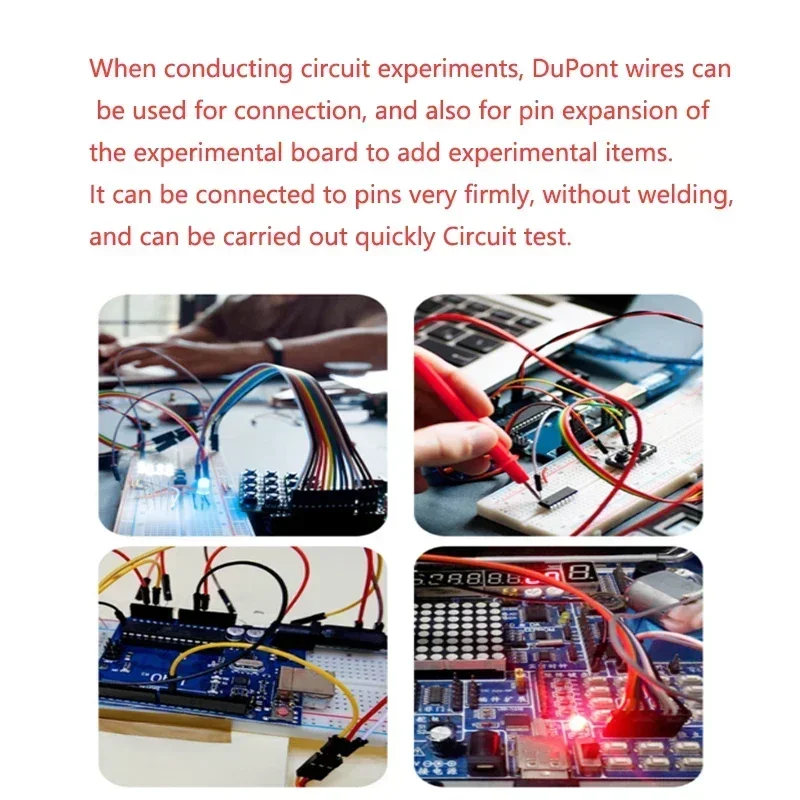 20PIN สาย Dupont Line 10 ซม.20 ซม.ชายชายหญิงหญิงชายหญิงจัมเปอร์ Dupont สายไฟสําหรับ PCB DIY ชุด