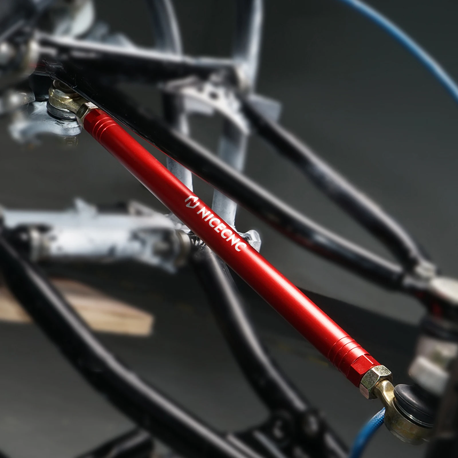 NICECNC ATV ボールジョイントタイロッドヤマハラプター 700 700R YFM YFM700 YFM700R 2006-2022 2021 2020 2019 2018 アルミアクセサリー