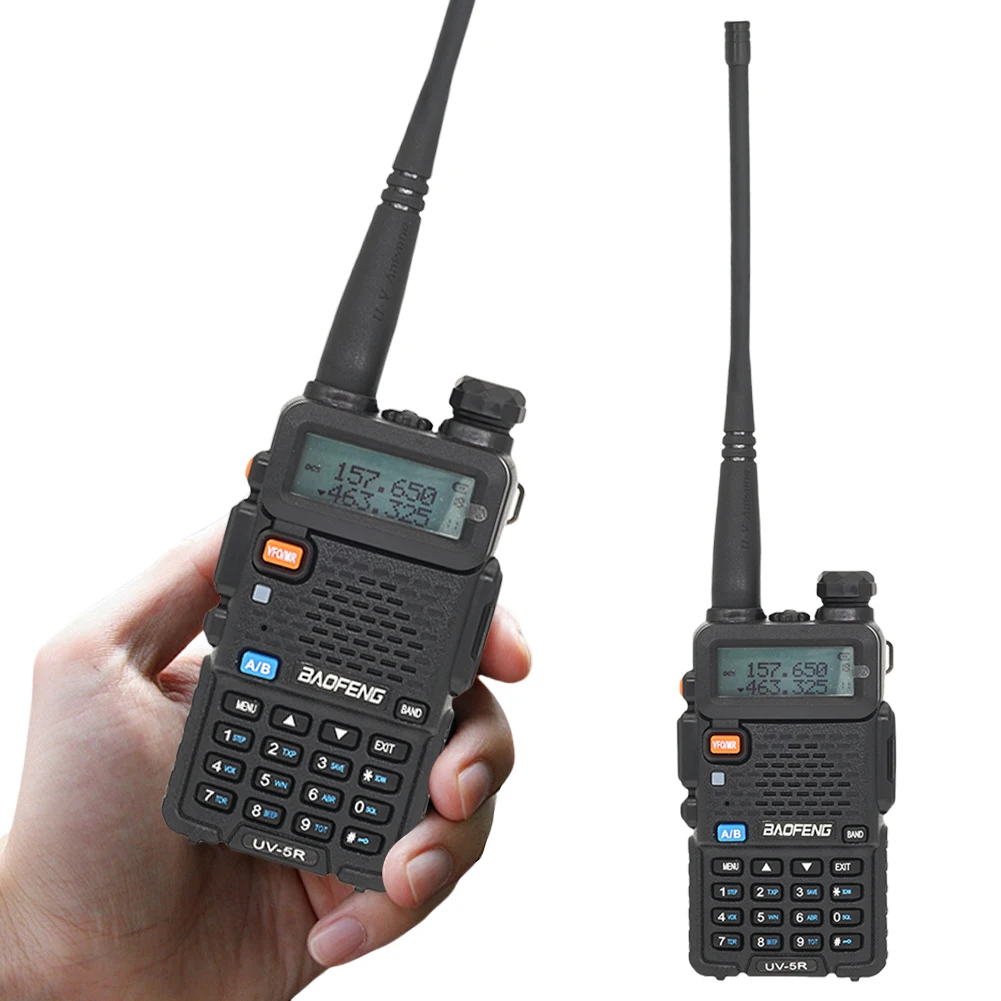 UV-5R-Amateurfunkgeräte mit großer Reichweite, VHF/UHF, 136–174 MHz und 400–520 MHz, 5 W Hand-UHF/VHF-Radio, kabelloses Amateur-Set