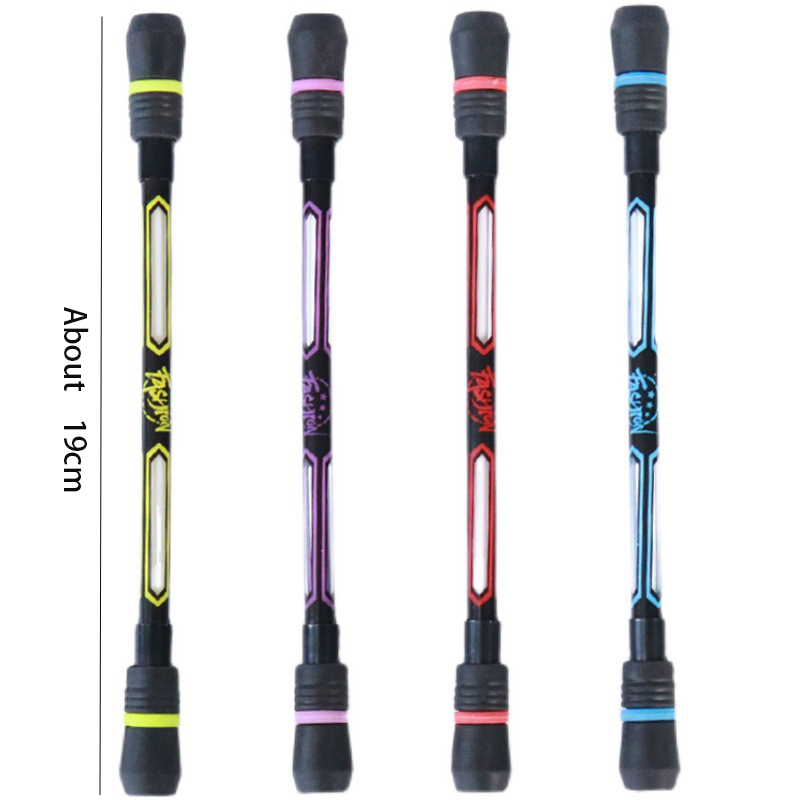 4/2 個クリエイティブスピニングペンハンドスピナーおもちゃ大人子供ストレスリリーフ回転アンチスリップ筆記ペン 0.5 ミリメートル学生文具