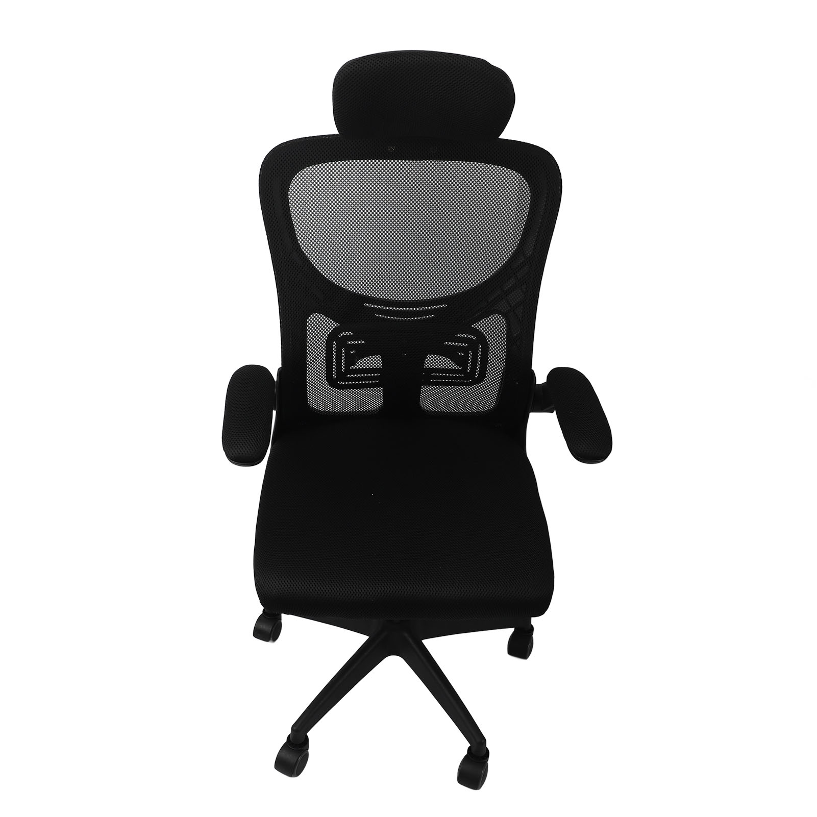 Office Chair Comfortable Breathable Mesh High Back Desk Chair with Lumbar Support 3D Headrest 90 Degree Rotating Armrests Wheels