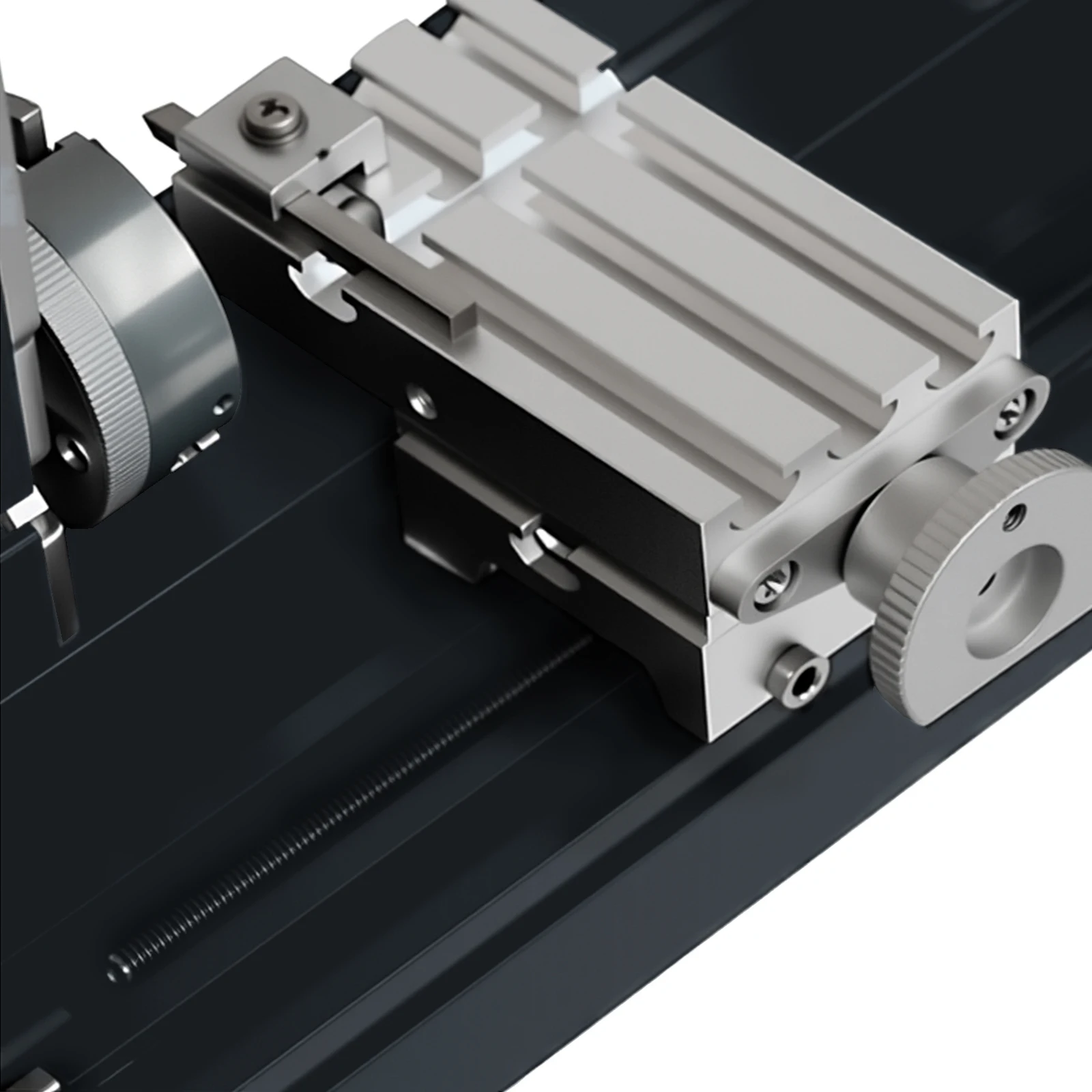 Mini torno totalmente de Metal, herramienta de bricolaje, torno de madera de sobremesa, carpintería para Hobby, educación temática, modelado, AC110V-240V 36W