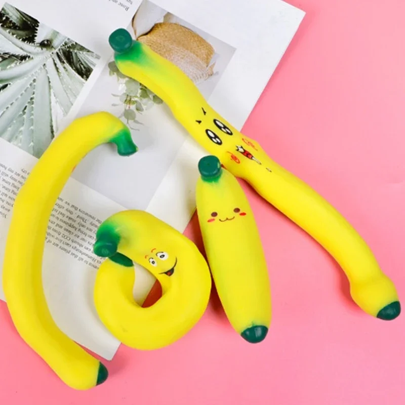 Kinder Mehl Ausdruck Simulation Bananen frucht Release Stress abbau Banane Quetschen Erwachsenen Spielzeug Geschenk