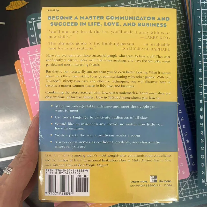 How to Talk to Anyone by Leil Lowndes 92 Little Tricks for Big Success in Relationships Communication Book Paperback