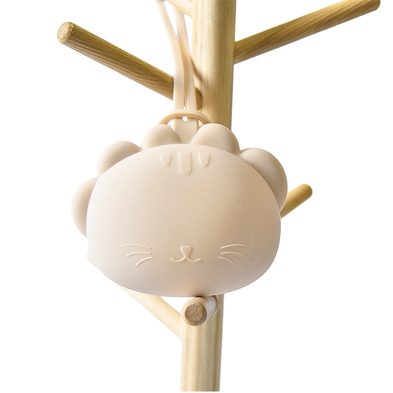 แบบพกพา Baby Pacifier กล่องเก็บกันฝุ่นการ์ตูนหูฟังกระเป๋าน่ารักจุกนมหลอก สำหรับทารกเด็กวัยหัดเดิน QX2D