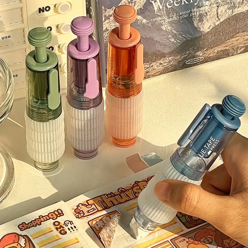 Bolígrafo de pegamento de puntos de alta viscosidad, papelería con forma de bolígrafo, adhesivo de doble cara, prensa DIY para mover, pegatina de puntos de secado rápido