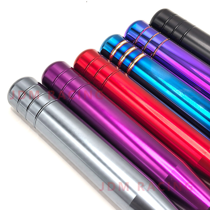 18 センチメートル車のユニバーサルギアシフトノブ MT ギアスティックレバーシフターノブハンドルアルミ拡張ギアシフターギアヘッドノブマニュアル