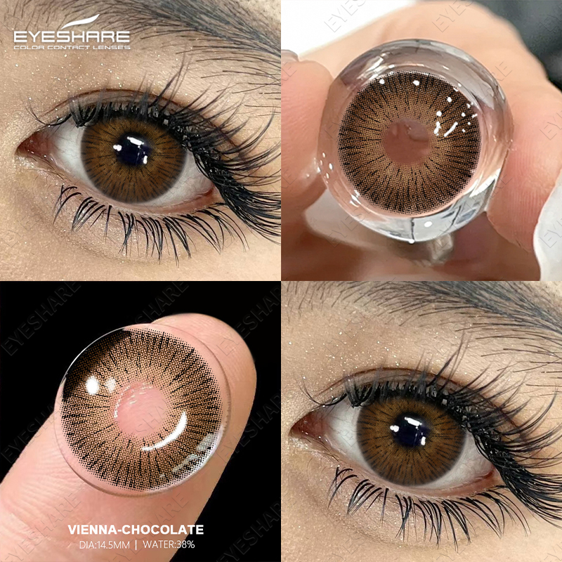 EYESHARE 1 paar kleur contactlenzen voor ogen cosmetische hoge kwaliteit blauwe lenzen groen contact mode cosmetische oogcontacten