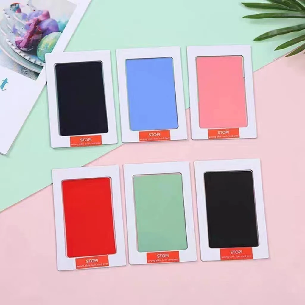 2 ชิ้น/เซ็ตทารกแรกเกิด DIY Hand Footprint ชุดหมึก Pads กรอบรูป Handprint เด็กวัยหัดเดินของที่ระลึกอุปกรณ์เสริมปลอดภัยของขวัญอาบน้ําเด็ก