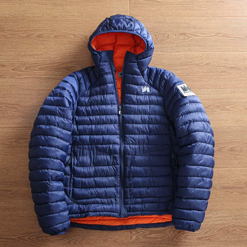 Jaqueta Casual Masculina Leve com Capuz, Revestida com Plumas, à Prova de Vento e Água, Aconchee, Ajuste Padrão, Moda Urbana